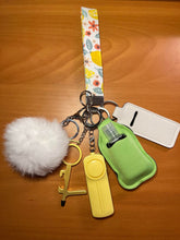 Load image into Gallery viewer, Lemons and Leaves Keychain